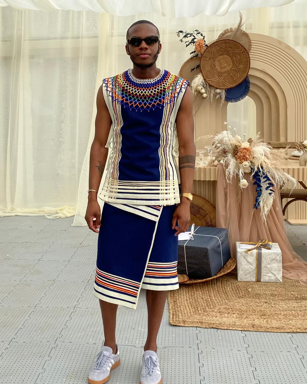 Cream & Navy Set - Image 1